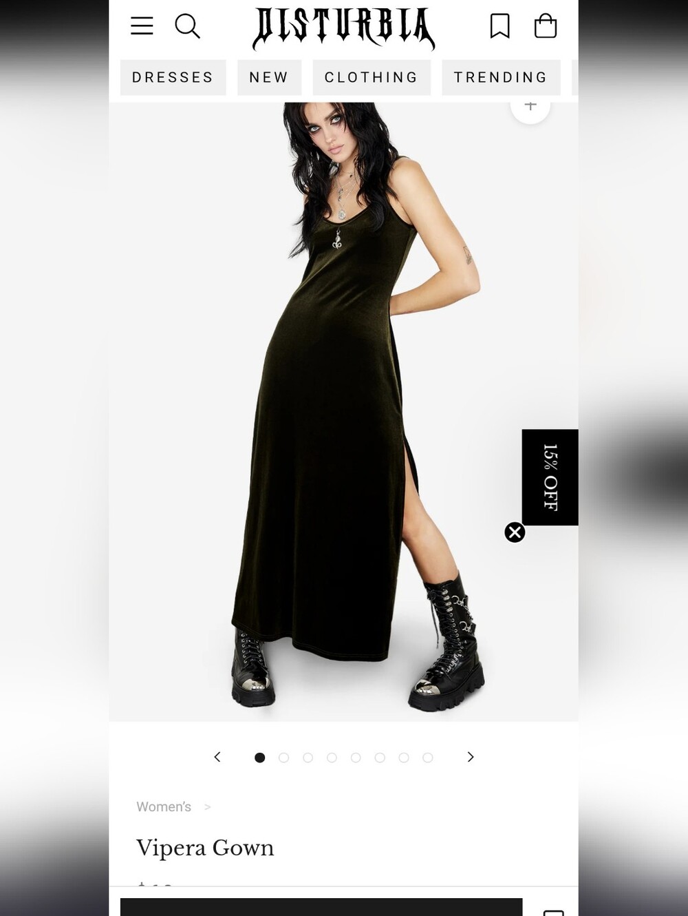 Disturbia Vipera Gown